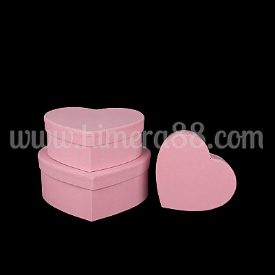 Кутии сърце 3БР Pink Velvet
