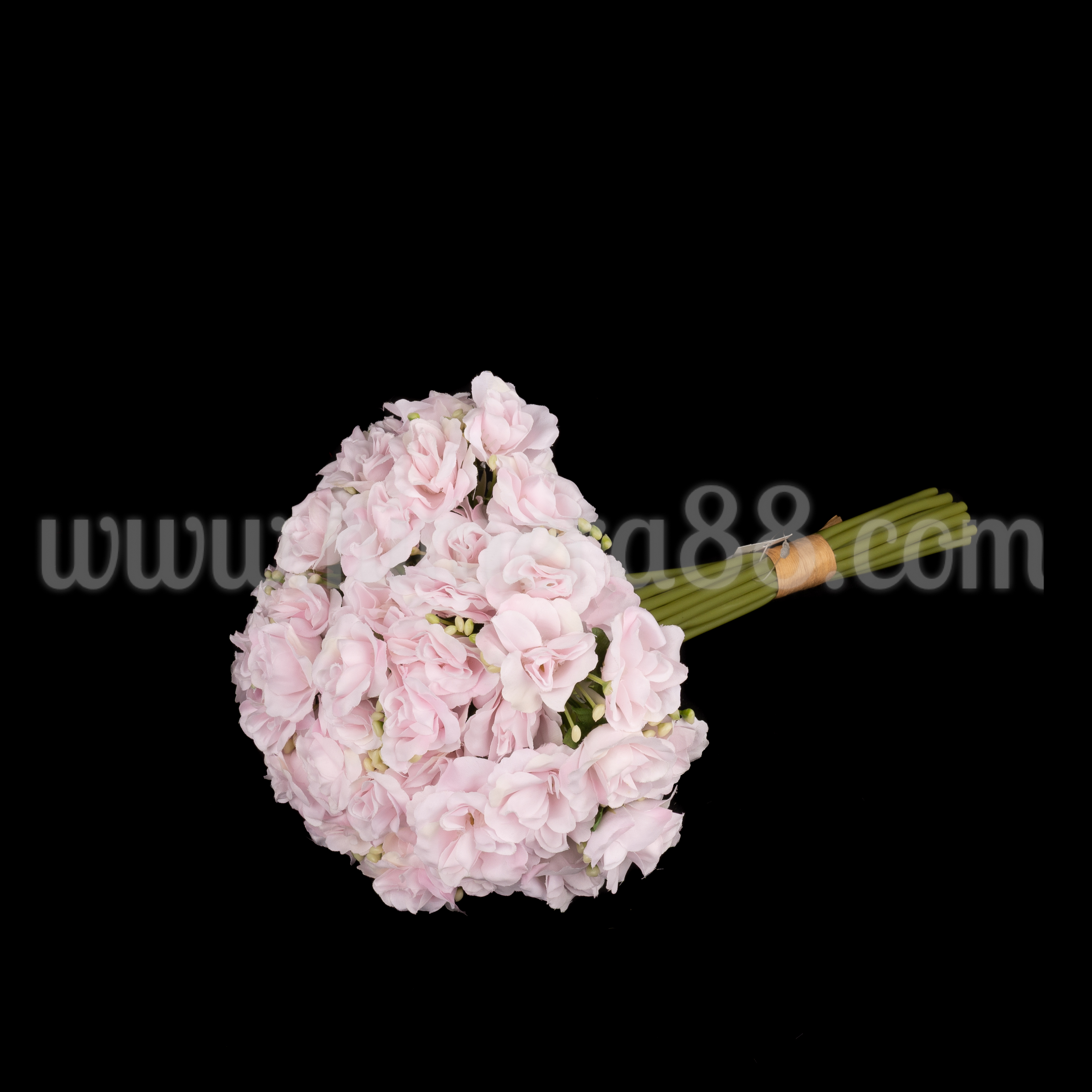 Букет малка роза Roxy 4cm/54бр Pink - изглед 2