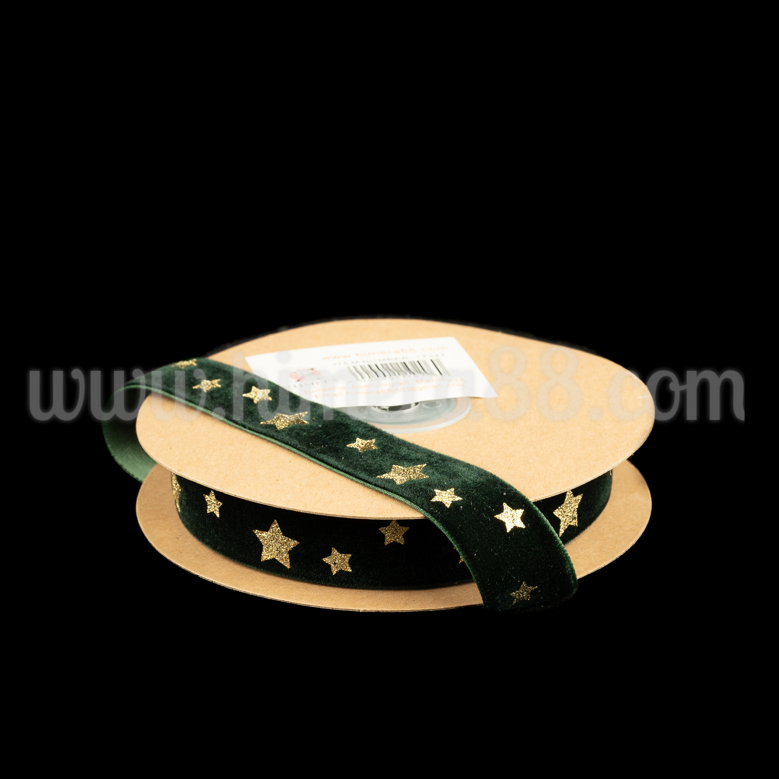 Панделка Кадифе Gold Star 2cm/10y - изглед 4