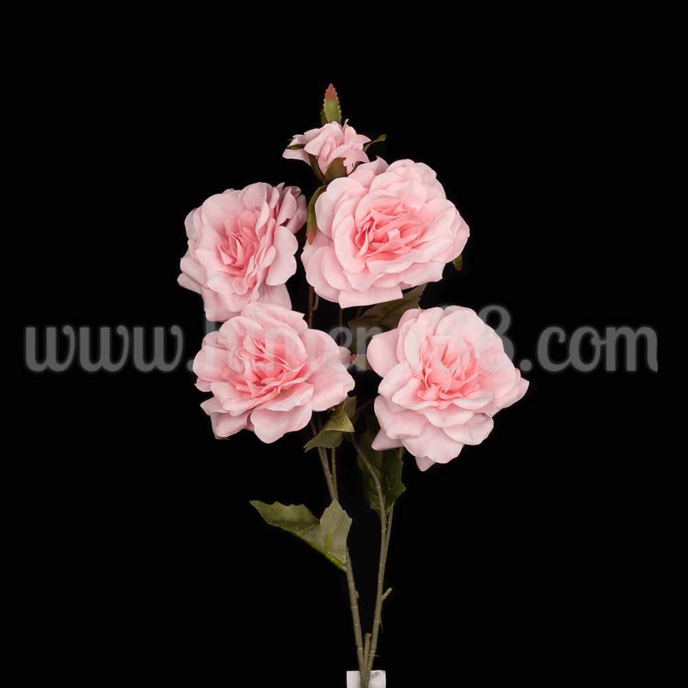 Стрък Японска роза 4цвята Soft Pink - изглед 1