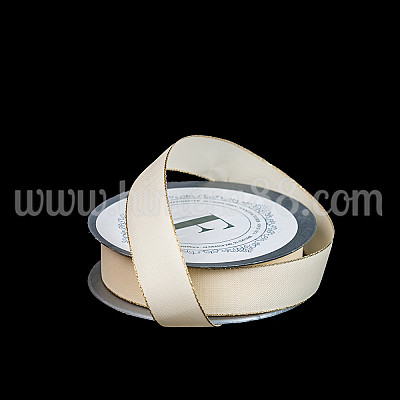 Декоративна панделка с ламе 2.5СМ/10М CREAM