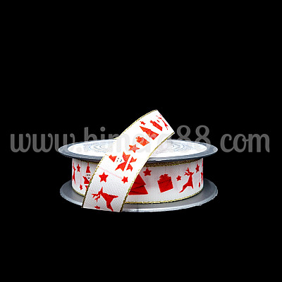 Коледна панделка ИГРАЧКИ/2.2СМ/10М