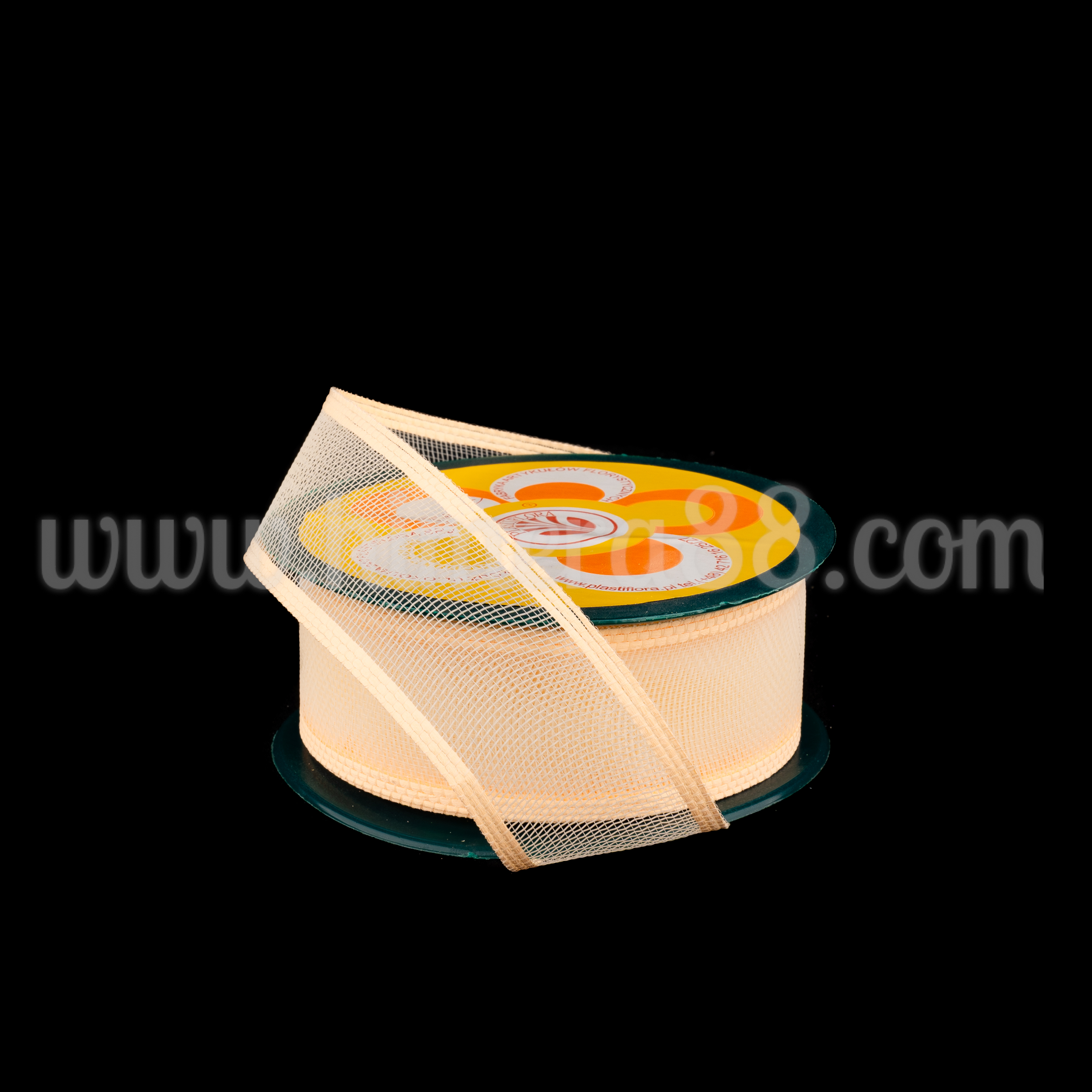 Кордена панделка с кант 4СМ/10М Powder - изглед 1