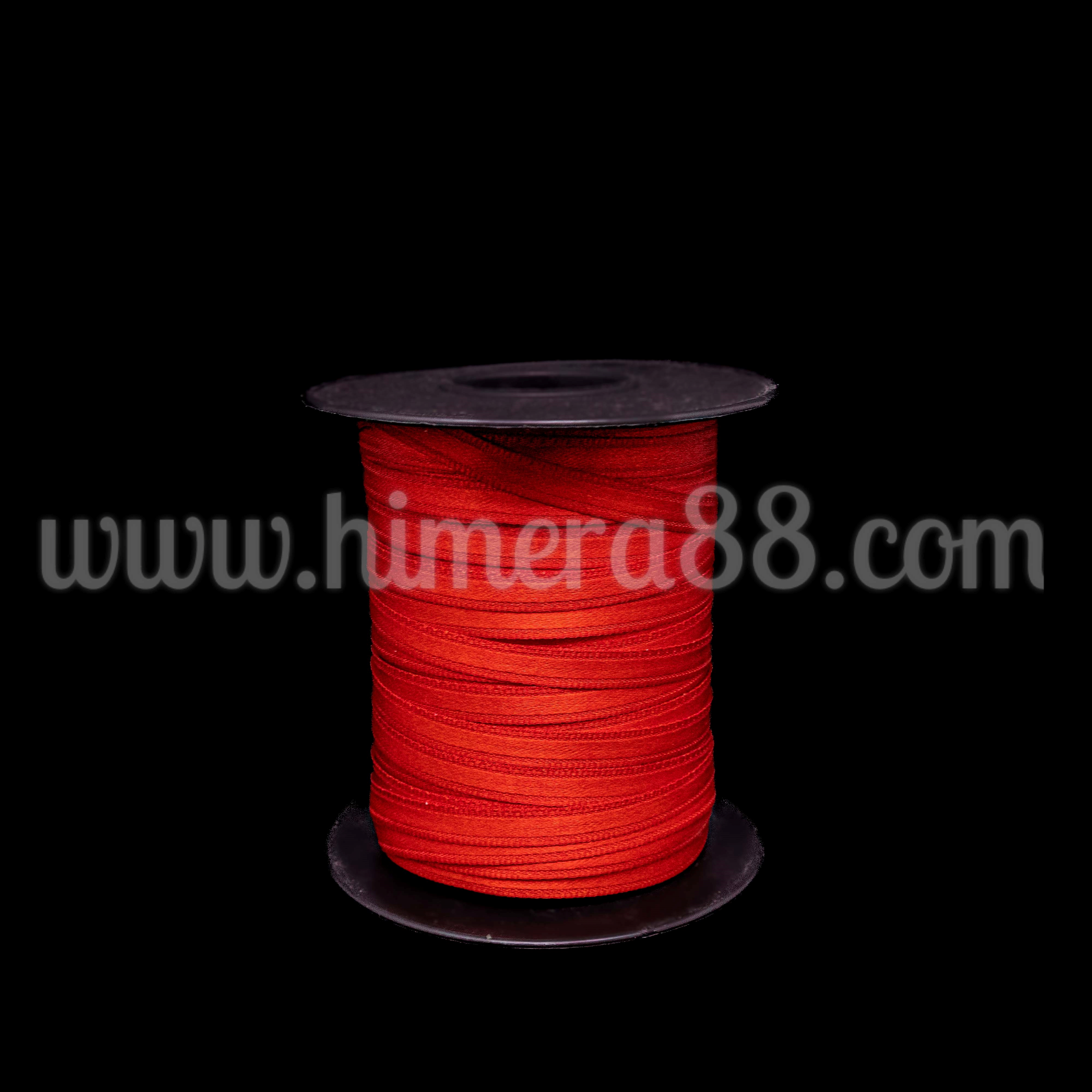 Сатен лента 0.6СМ/100М Red - изглед 1