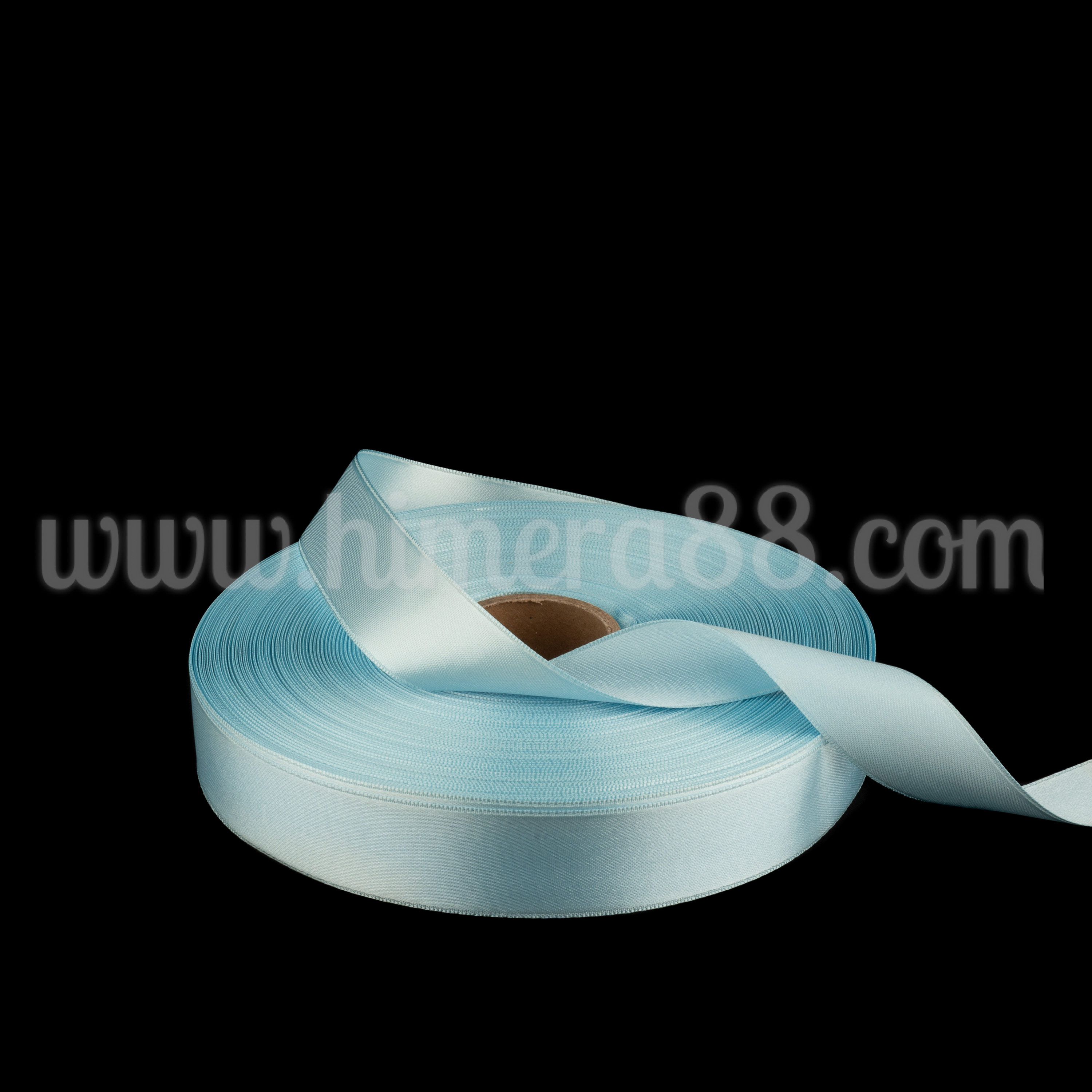 Сатен лента 3 cm / 100 m Baby Blue - изглед 1