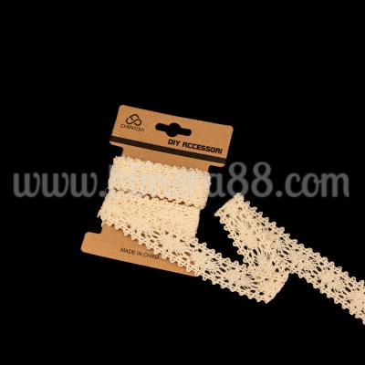Памучна дантела 17cm/2y HI-27-189 Natural