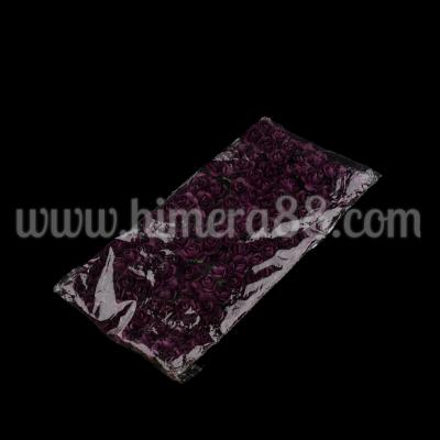 Хартиена роза на тел 2см/144бр DARK MARSAL