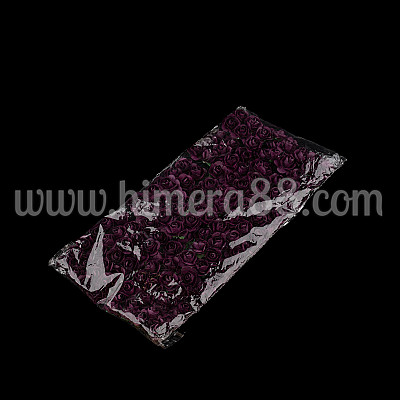 Хартиена роза на тел 2см/144бр DARK MARSAL