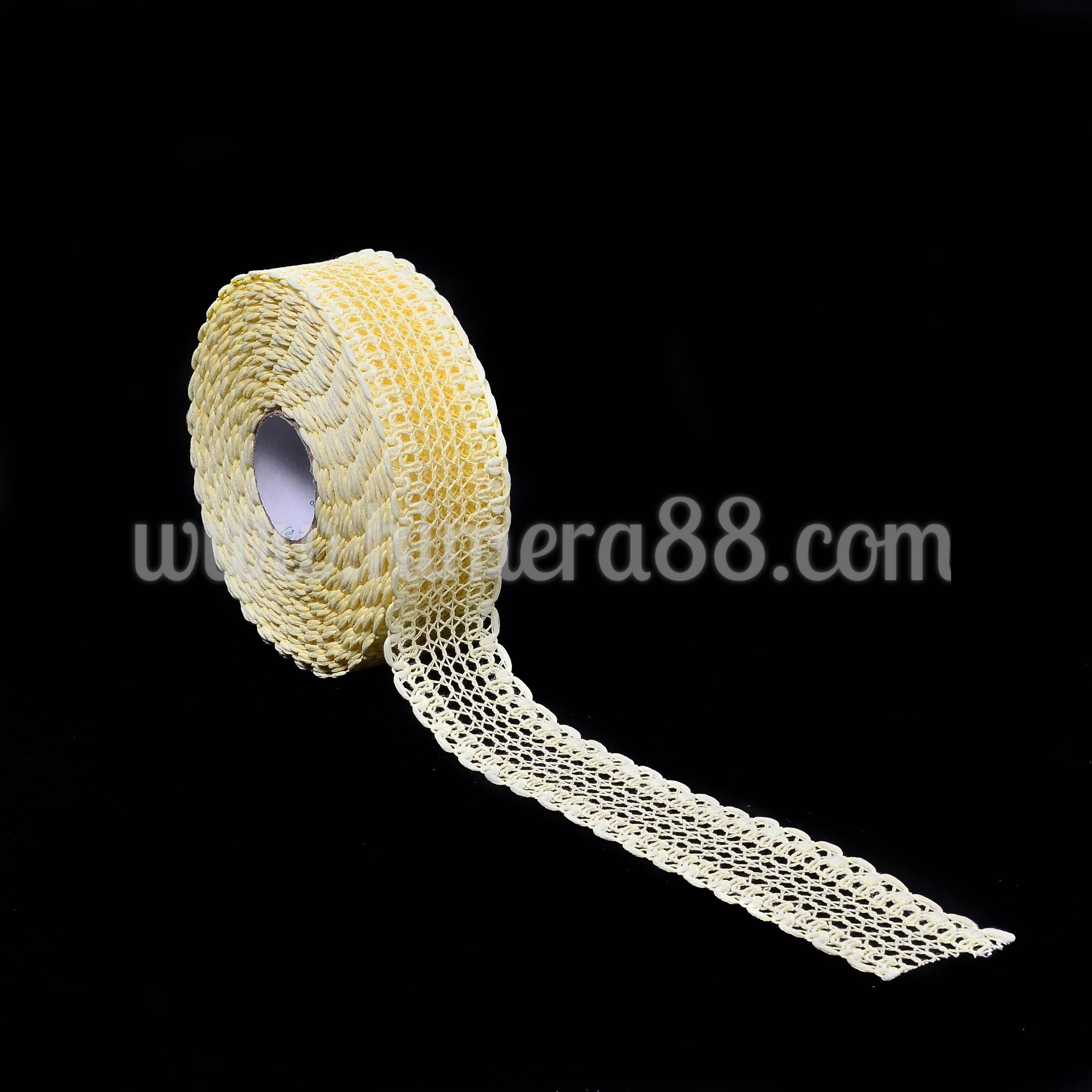 Плетена панделка 4СМ/10М Ecru - изглед 2