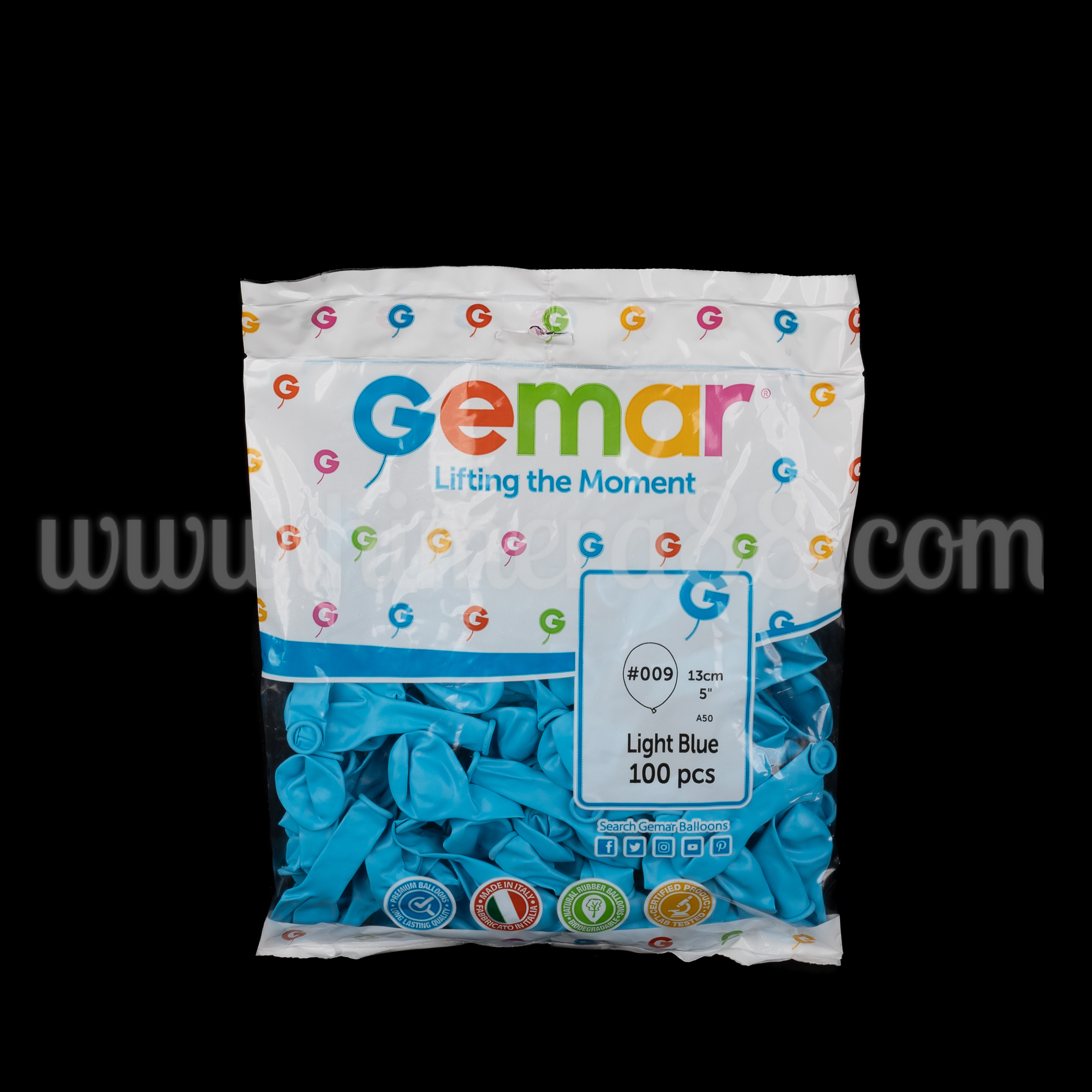 Балони GEMAR A50/100БР Light Blue - изглед 1