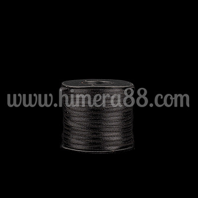 Сатен лента 0.3cm/100m Black