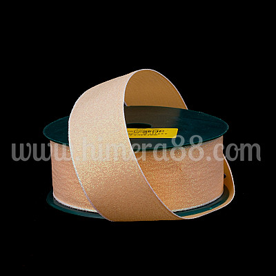 Панделка БРОКАТ 4CM/10M PEACH