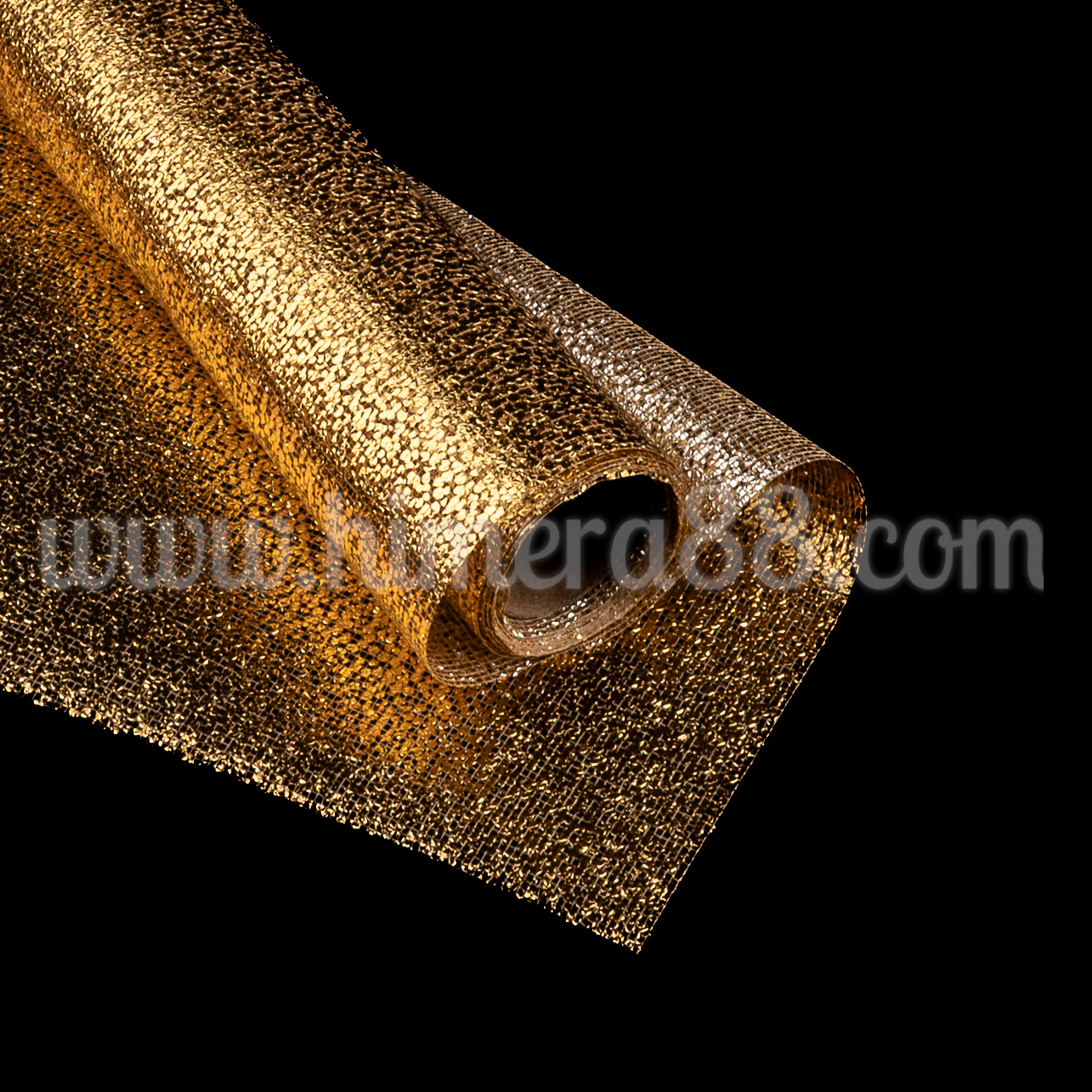 Декоративна мрежа Gold Flakes 37cm/5y - изглед 2