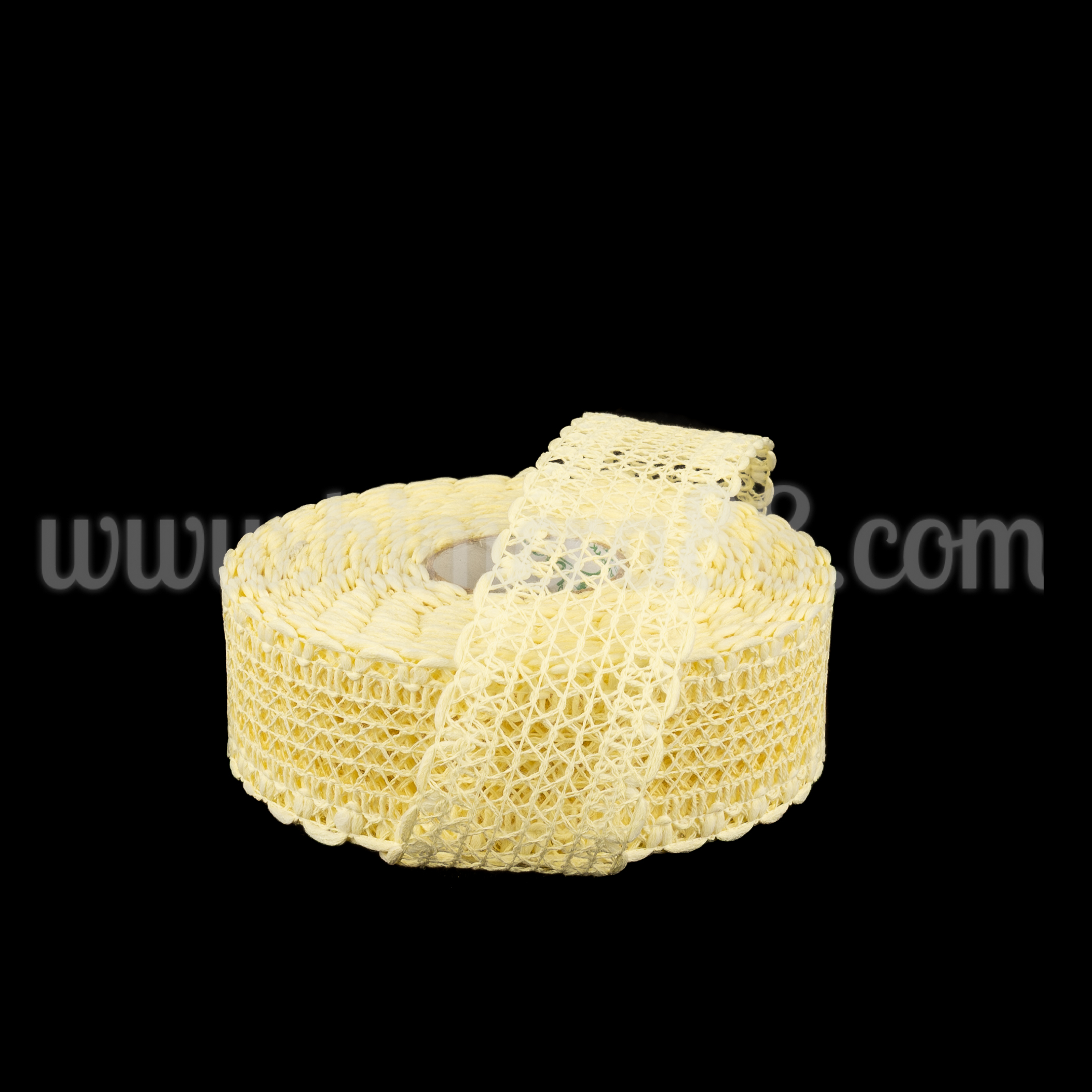 Плетена панделка 4СМ/10М Ecru - изглед 1