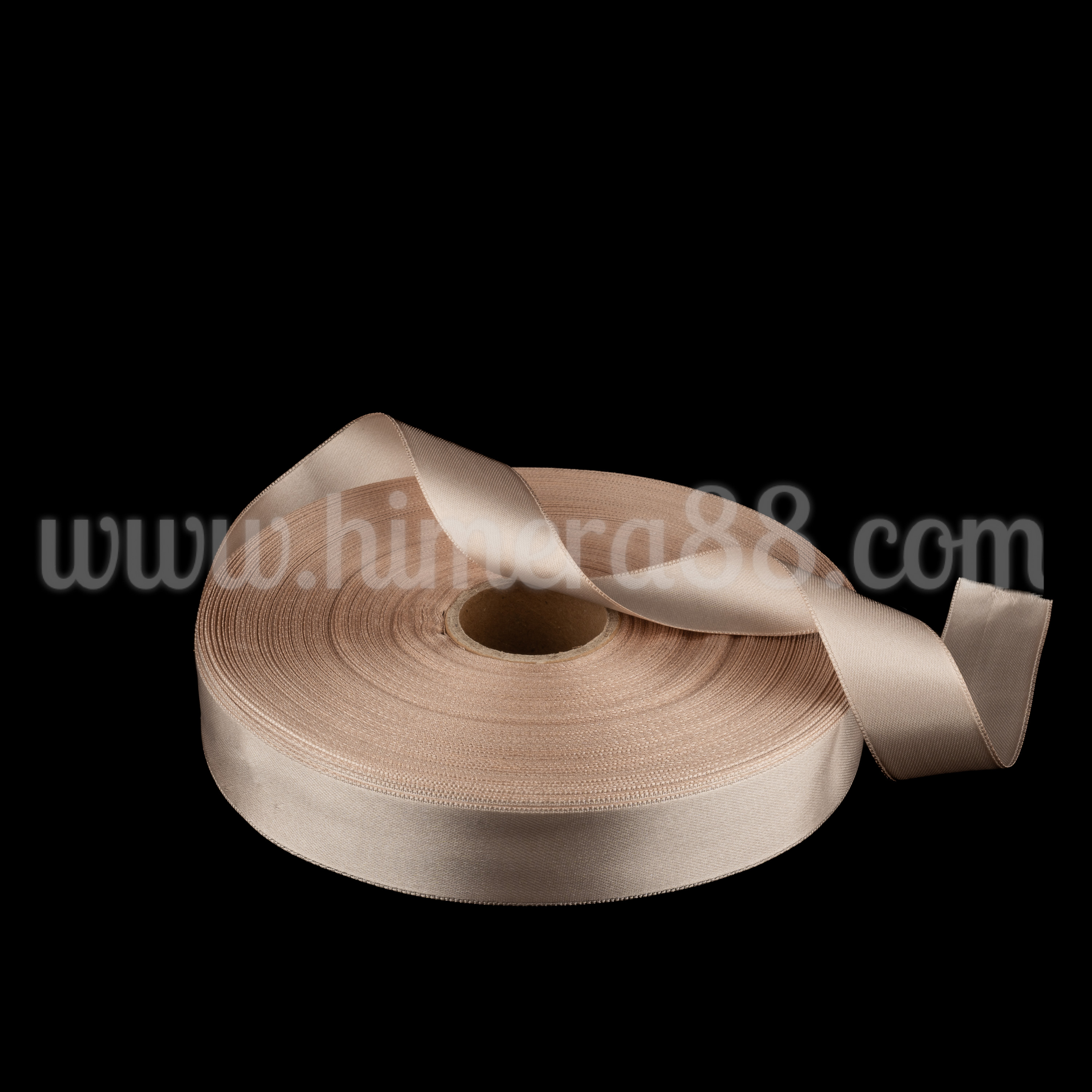 Сатен лента 3 cm / 100 m Dark Cappuccino - изглед 1