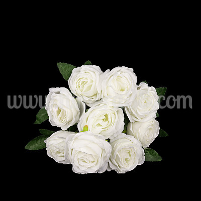 Букет рози Pomponella 9стр White