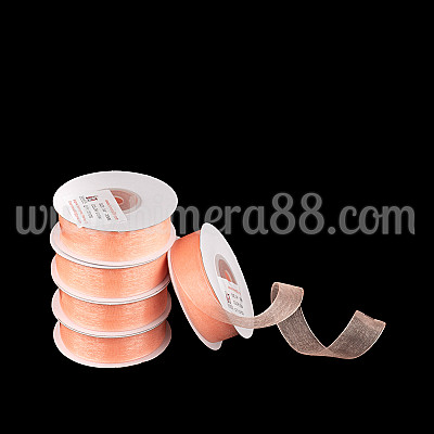 Органзена панделка Pastel 2см×25y/5бр - Peach 