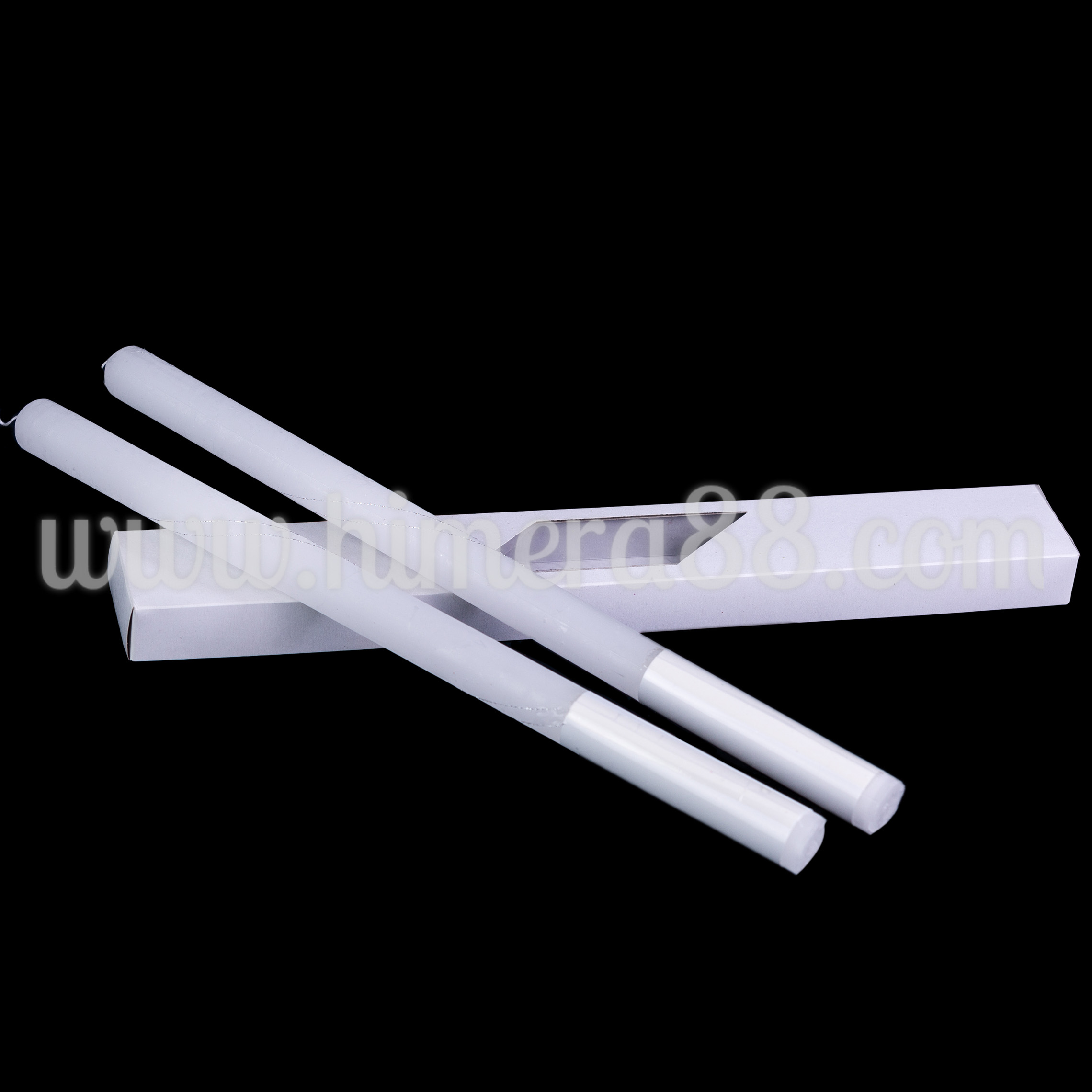 Ритуални свещи к-т 40см №15 Silver - изглед 1