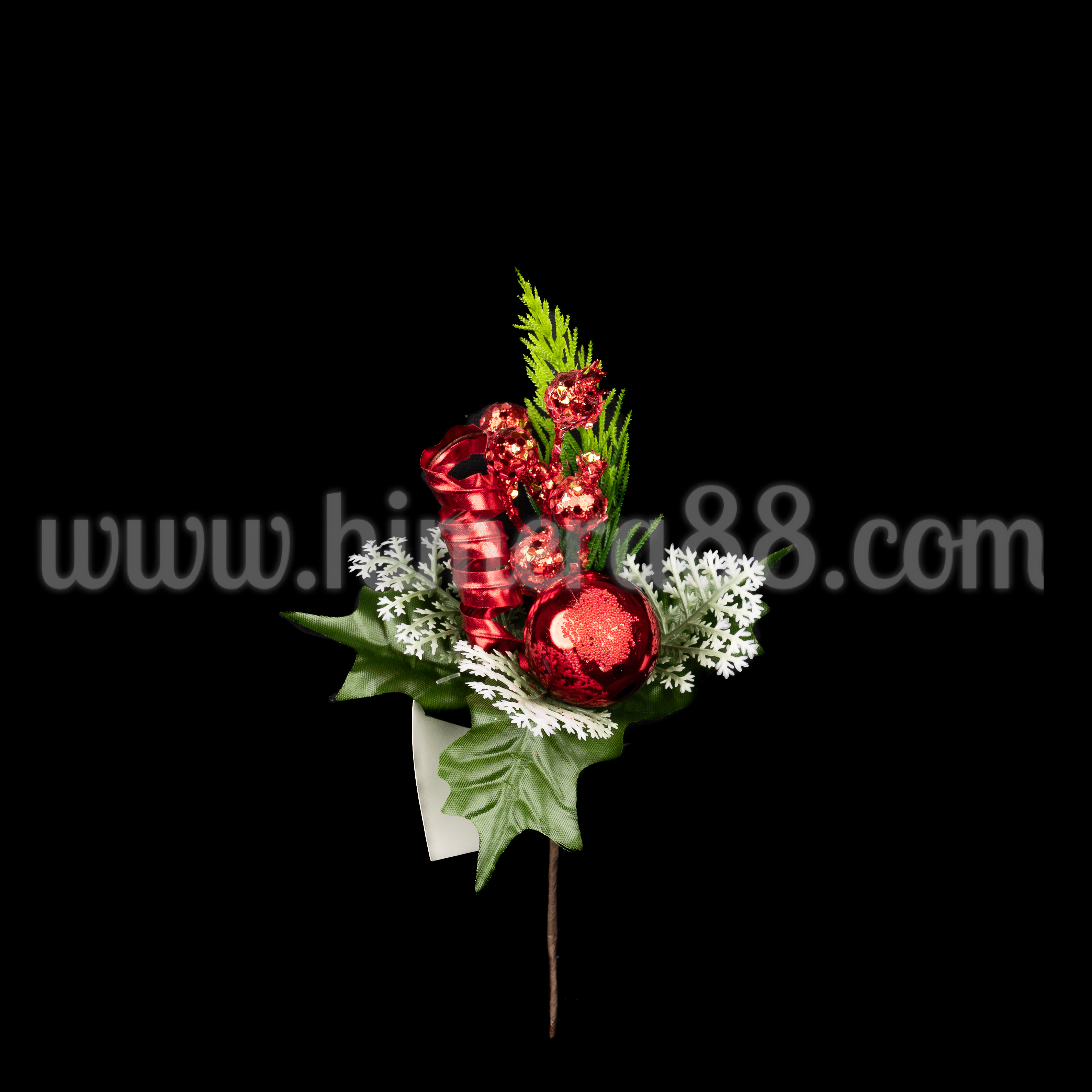 Коледна клонка Christmas Ball 23cm - изглед 1