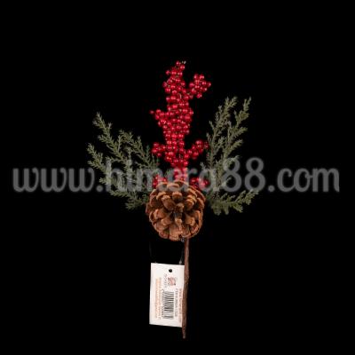 Коледна клонка Pinecone 20см