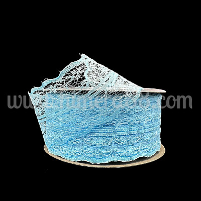 Цветна дантела 5CM/25Y Baby Blue